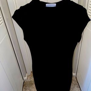 Simple all black dress